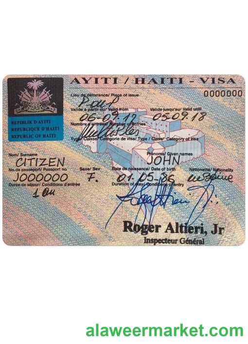 HAITI visa